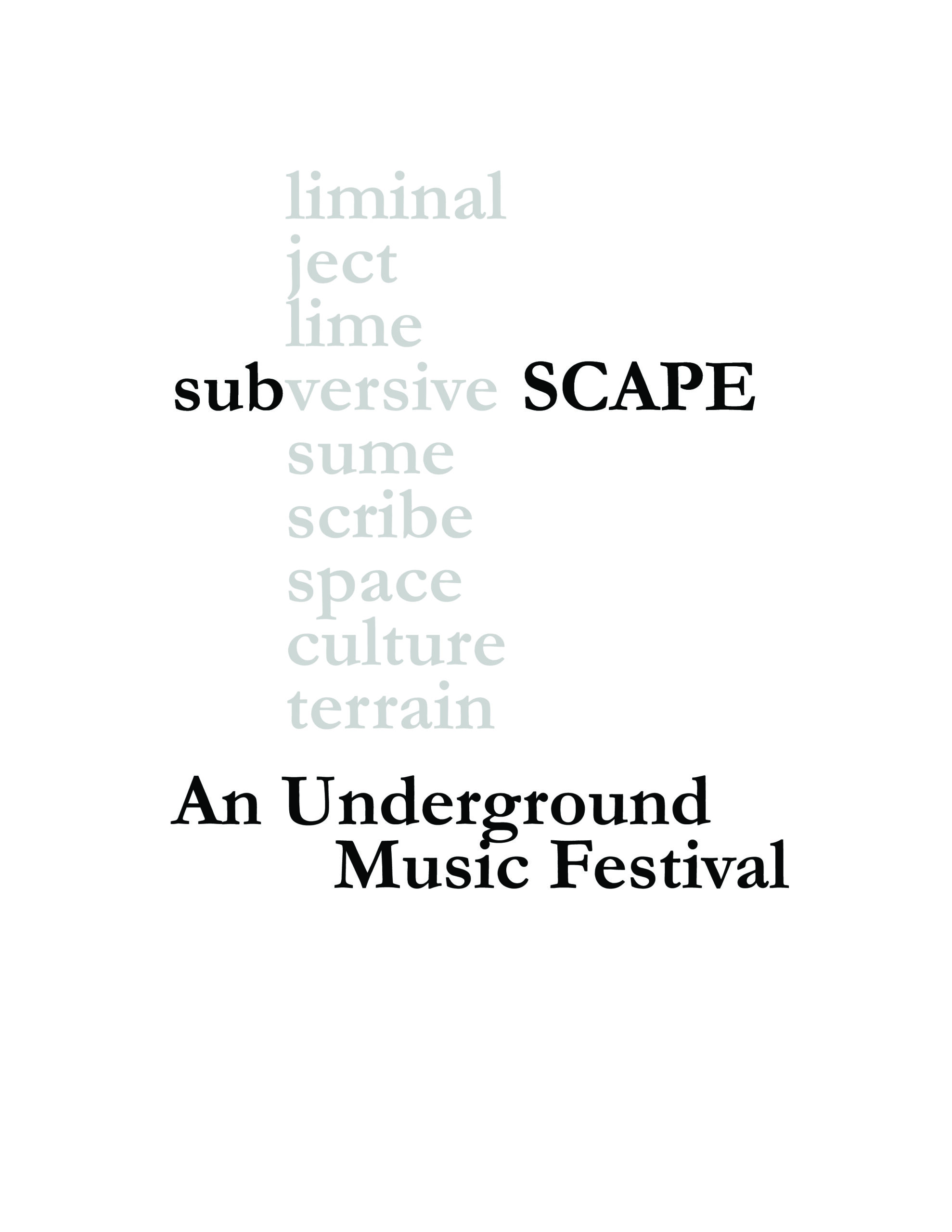 SubSCAPE An Underground Music Festival The Crown Baltimore